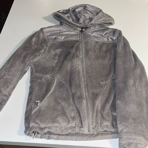 Grey north face jacket size M